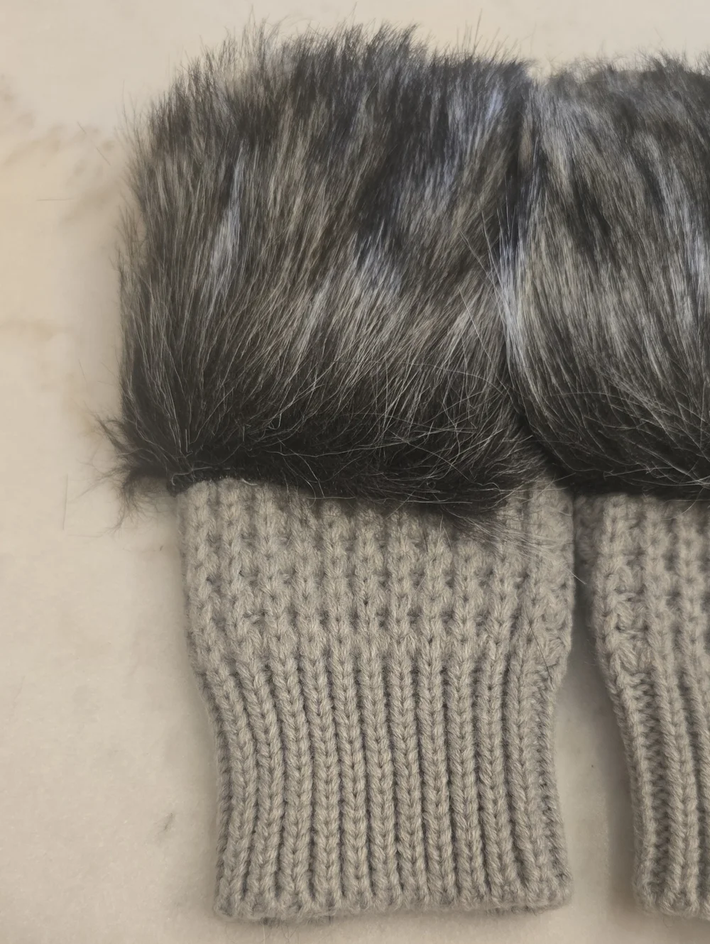 NWT Adrienne Landau Knit Fingerless Gloves